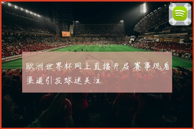 欧洲世界杯网上直播开启 赛事观看渠道引发球迷关注