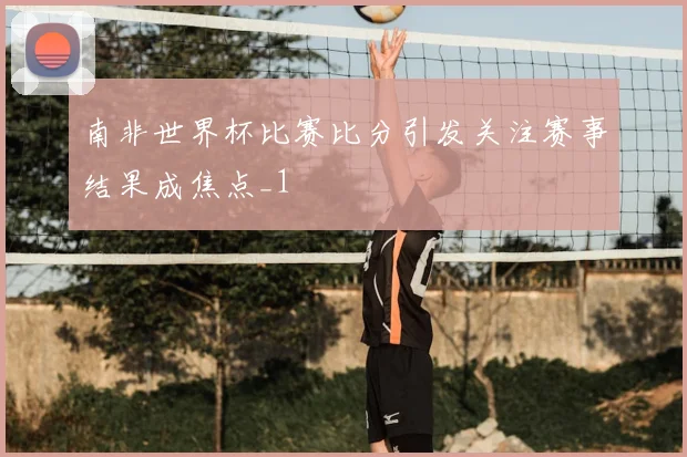 南非世界杯比赛比分引发关注赛事结果成焦点_1